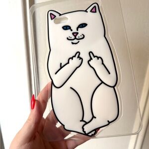 Rip N Dip White Cat Phone Case